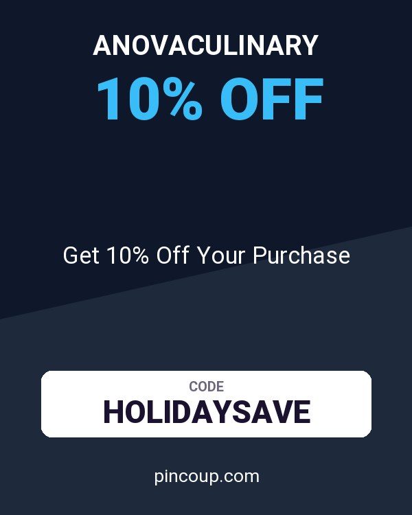 Anovaculinary coupon: Get 10% Off Your Purchase