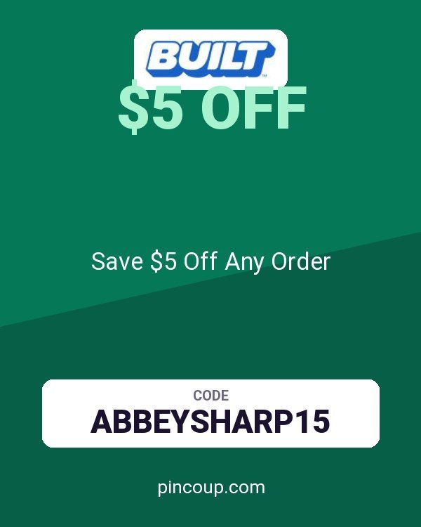 BUILT coupon: Save $5 Off Any Order