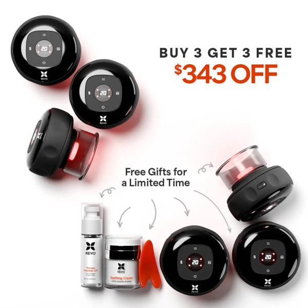 REVO™ Smart Cupping Kit - Buy 3 Get 3 FREE at REVOMADIC