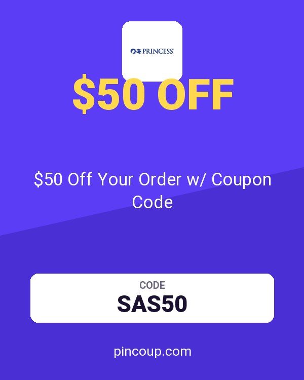Princess Cruise Line AU: $50 Off Your Order w/ Coupon Code