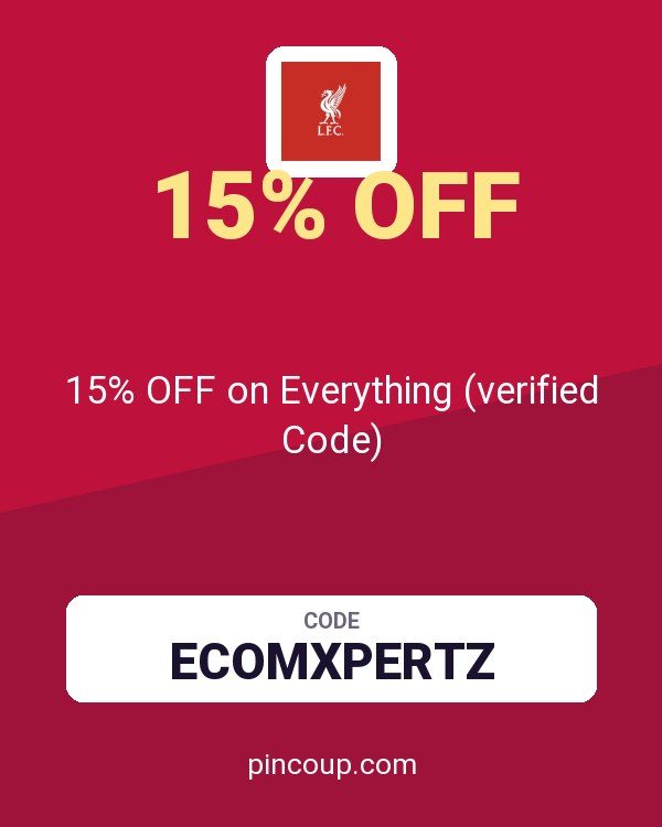 Liverpool FC coupon: 15% OFF on Everything (verified Code)