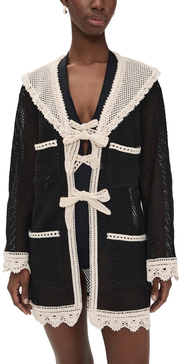 Sea Kendall Crochet Cover Up Multi S/M at Shopbop