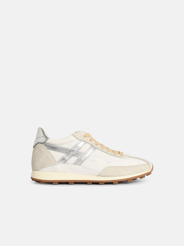 HOGAN 'H699' White Leather Blend Sneakers at VALICO