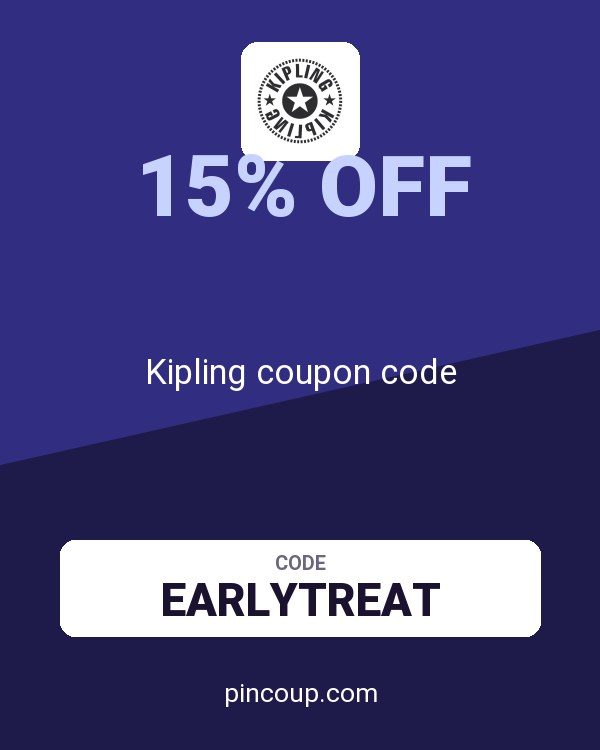 Kipling coupon code