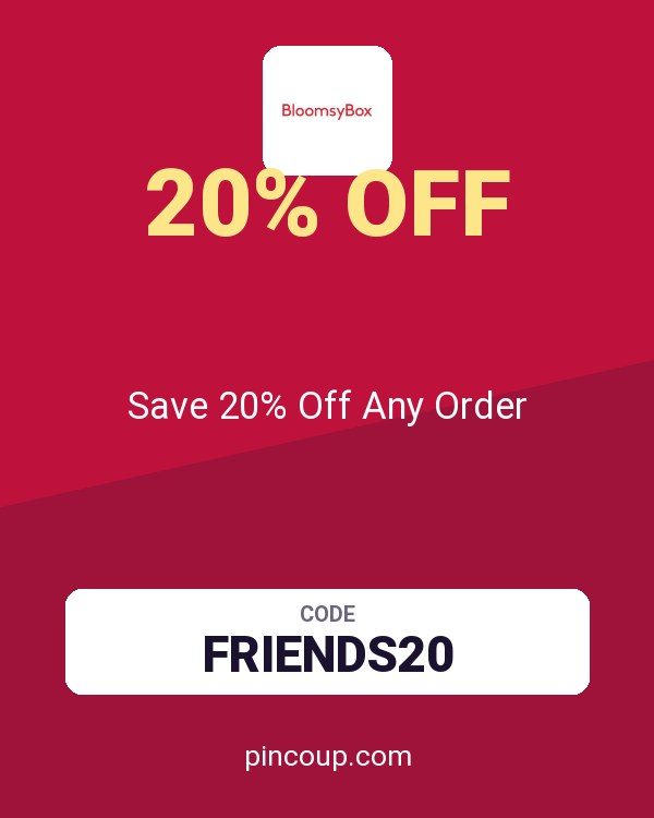 BloomsyBox coupon: Save 20% Off Any Order