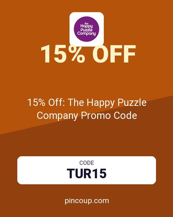 15% Off: The Happy Puzzle Company Promo Code