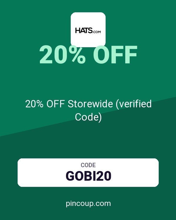 Hats.com coupon: 20% OFF Storewide (verified Code)