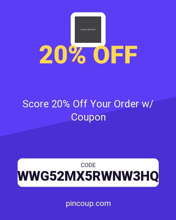 Lane Bryant: Score 20% Off Your Order w/ Coupon