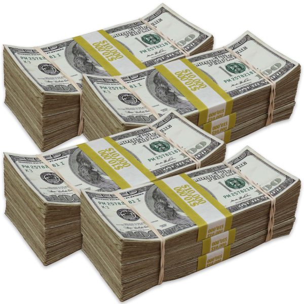 $120,000 RealAged® Full Print 2000 Series Bundle Pack at Prop Money Inc.