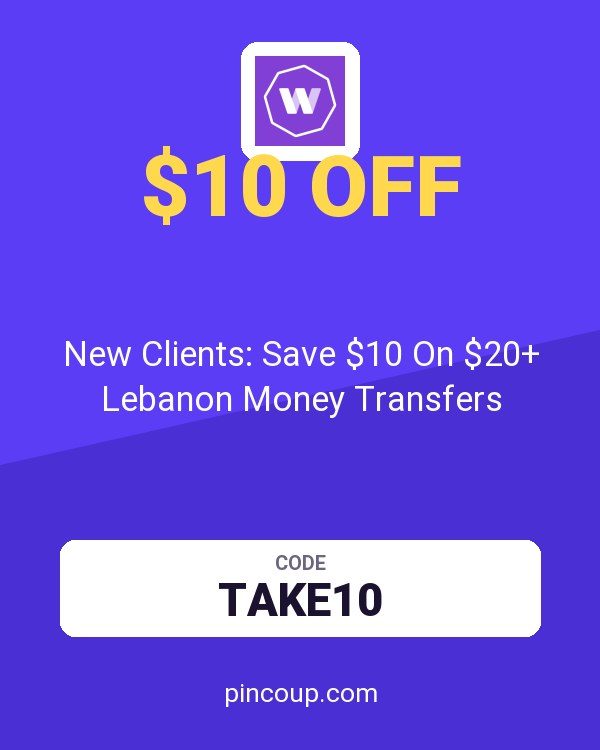 WorldRemit coupon: New Clients: Save $10 On $20+ Lebanon Money Transfers