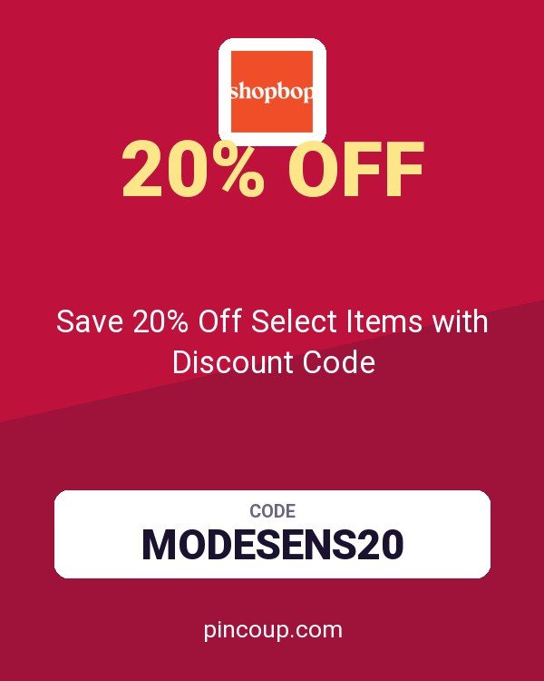 Shopbop coupon: Save 20% Off Select Items with Discount Code