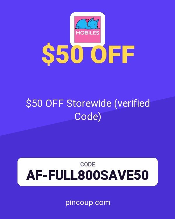 Mobiles.co.uk coupon: $50 OFF Storewide (verified Code)