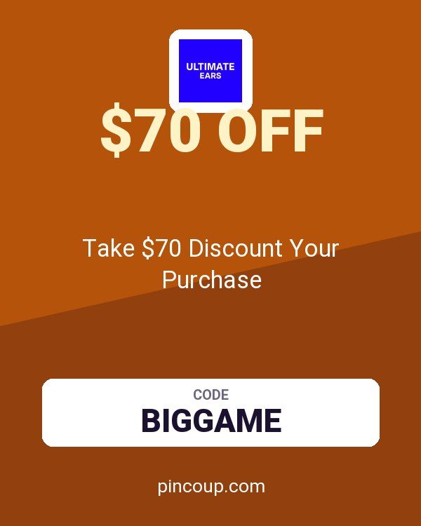 Ultimate Ears - US & coupon: Take $70 Discount Your Purchase