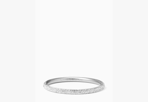 Kate Spade Razzle Dazzle Bangle, silver at Kate Spade Outlet