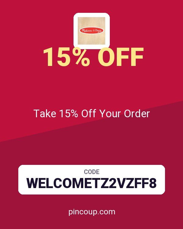Melissa and Doug coupon: Take 15% Off Your Order